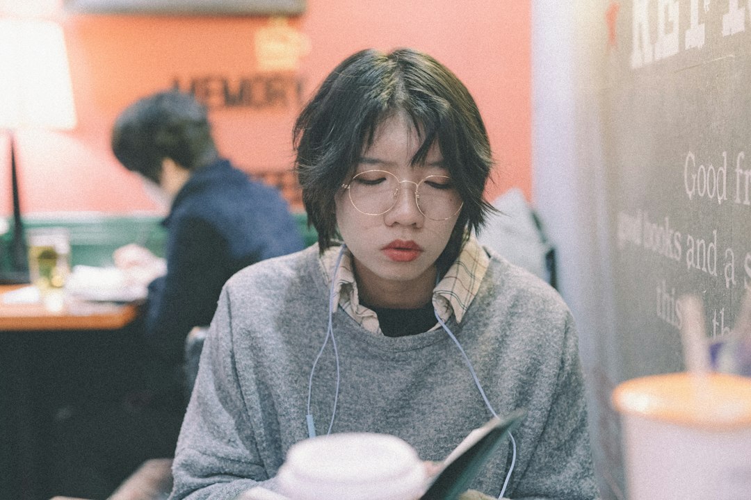 person listening attentively